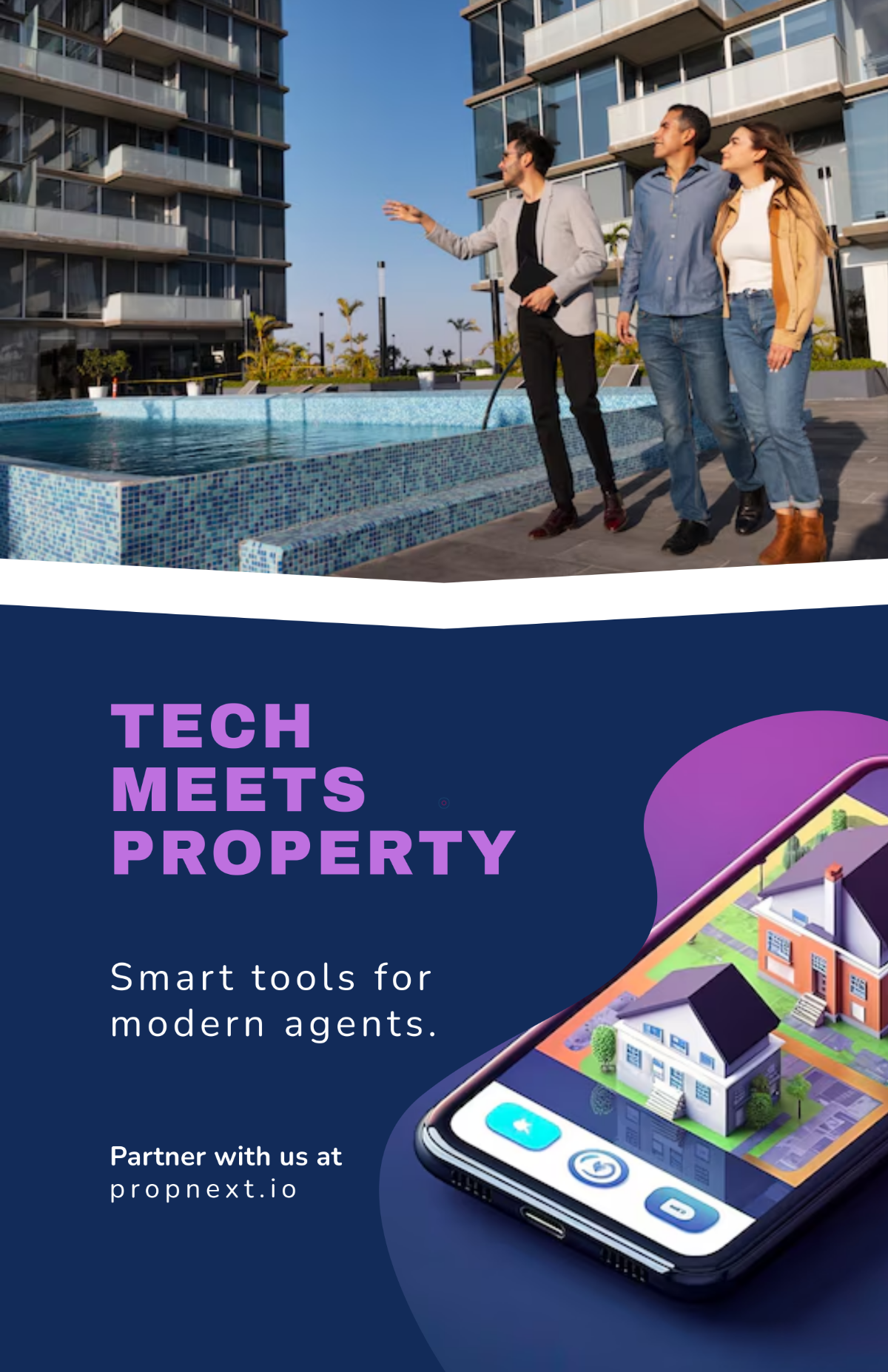 Free Startup Real Estate Poster Template to Edit Online