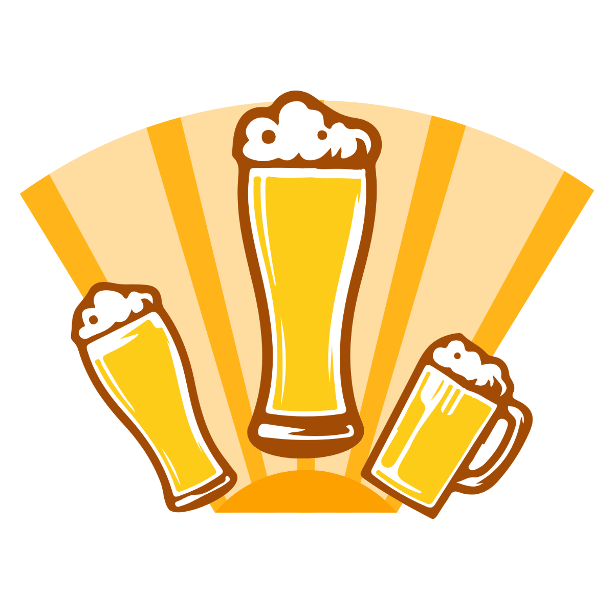 Free Beer Beverage Clipart Template