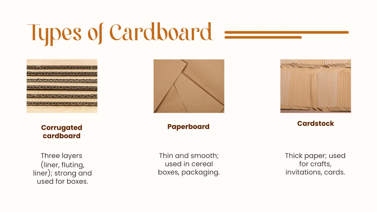 Free Cardboard Presentation Template to Edit Online