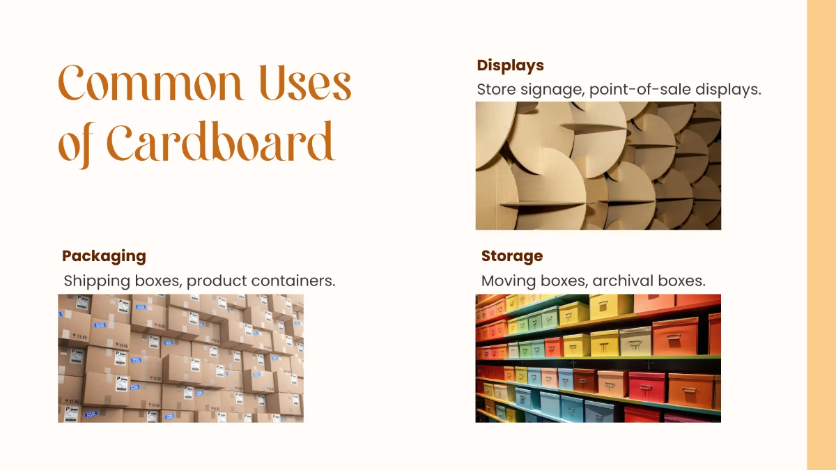 Free Cardboard Presentation Template to Edit Online