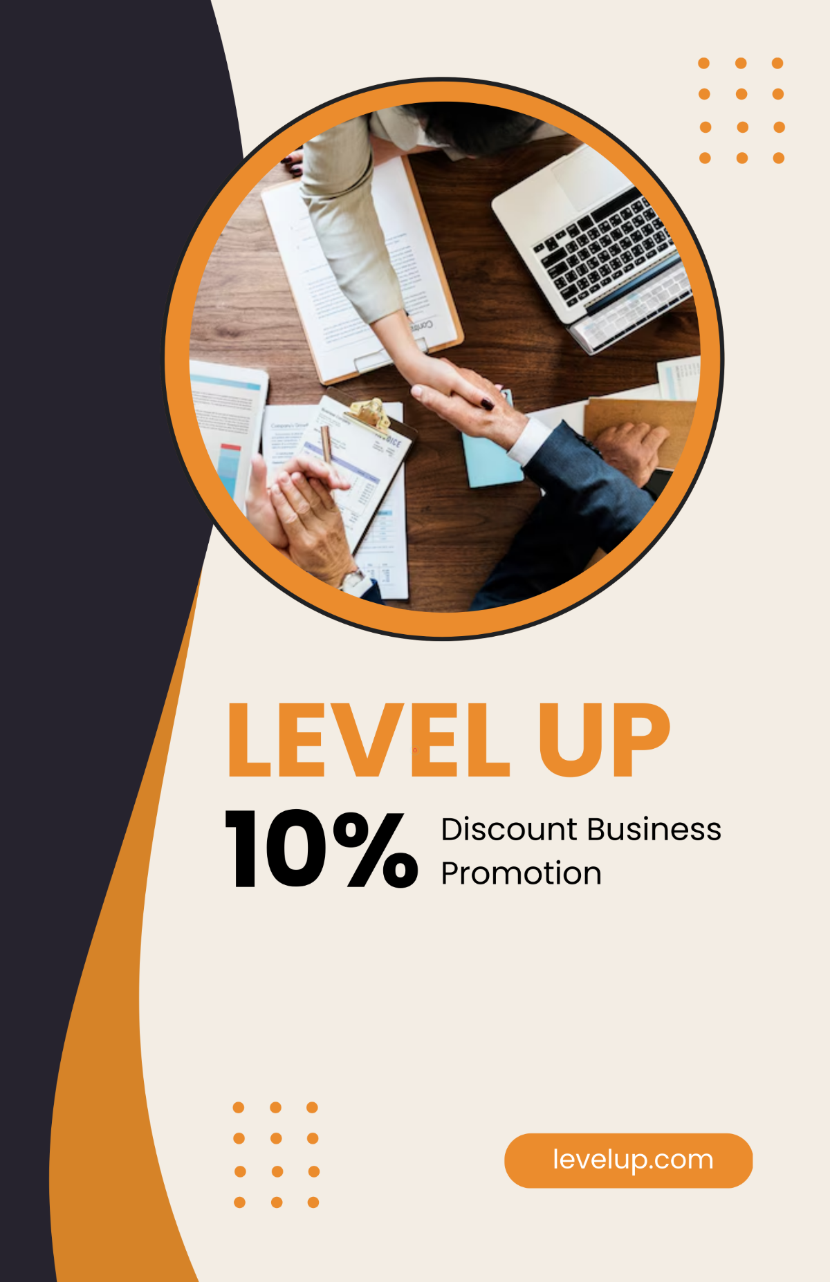 Free Professional Business Promotional Poster Template to Edit Online