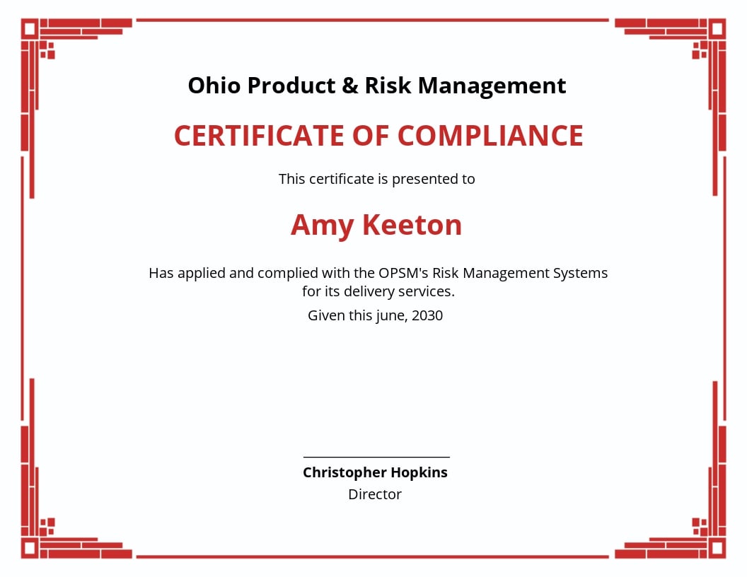 risk manager certification