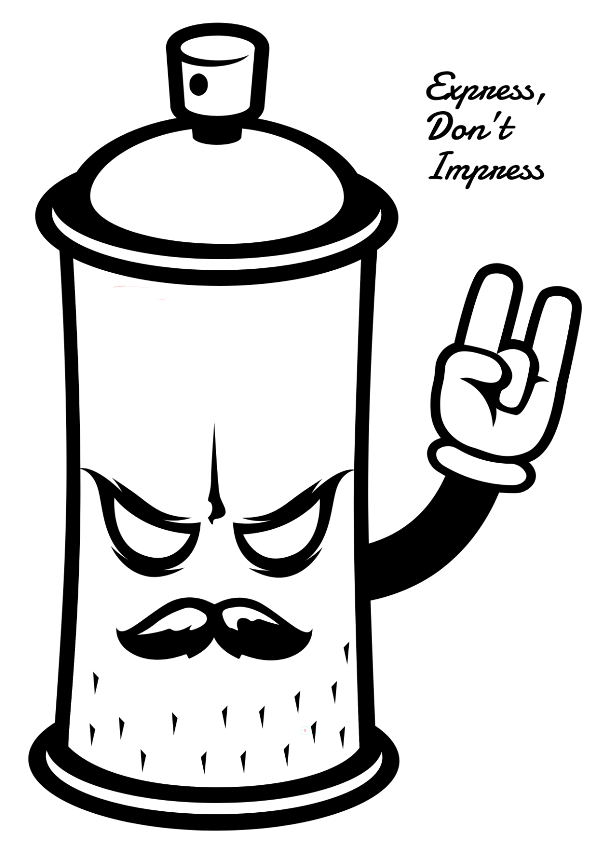 Graffiti Sketch Template