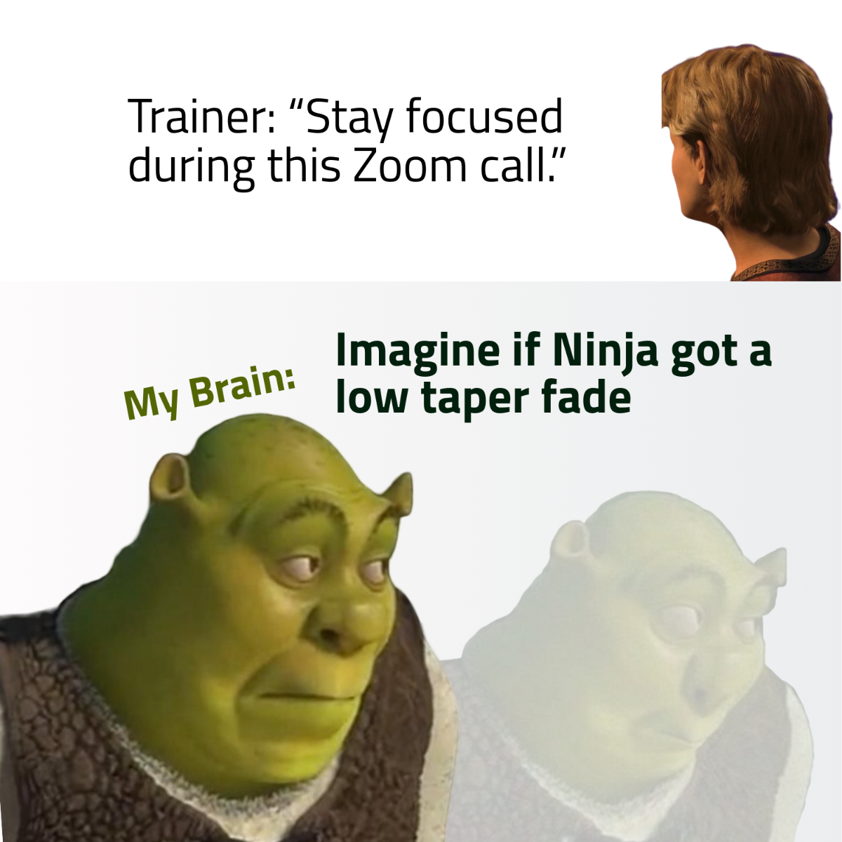 Free Low Taper Fade Meme Template to Edit Online