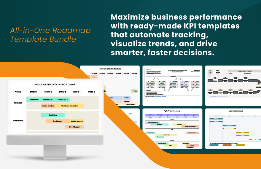 50+ All-in-One Roadmap Template Bundle