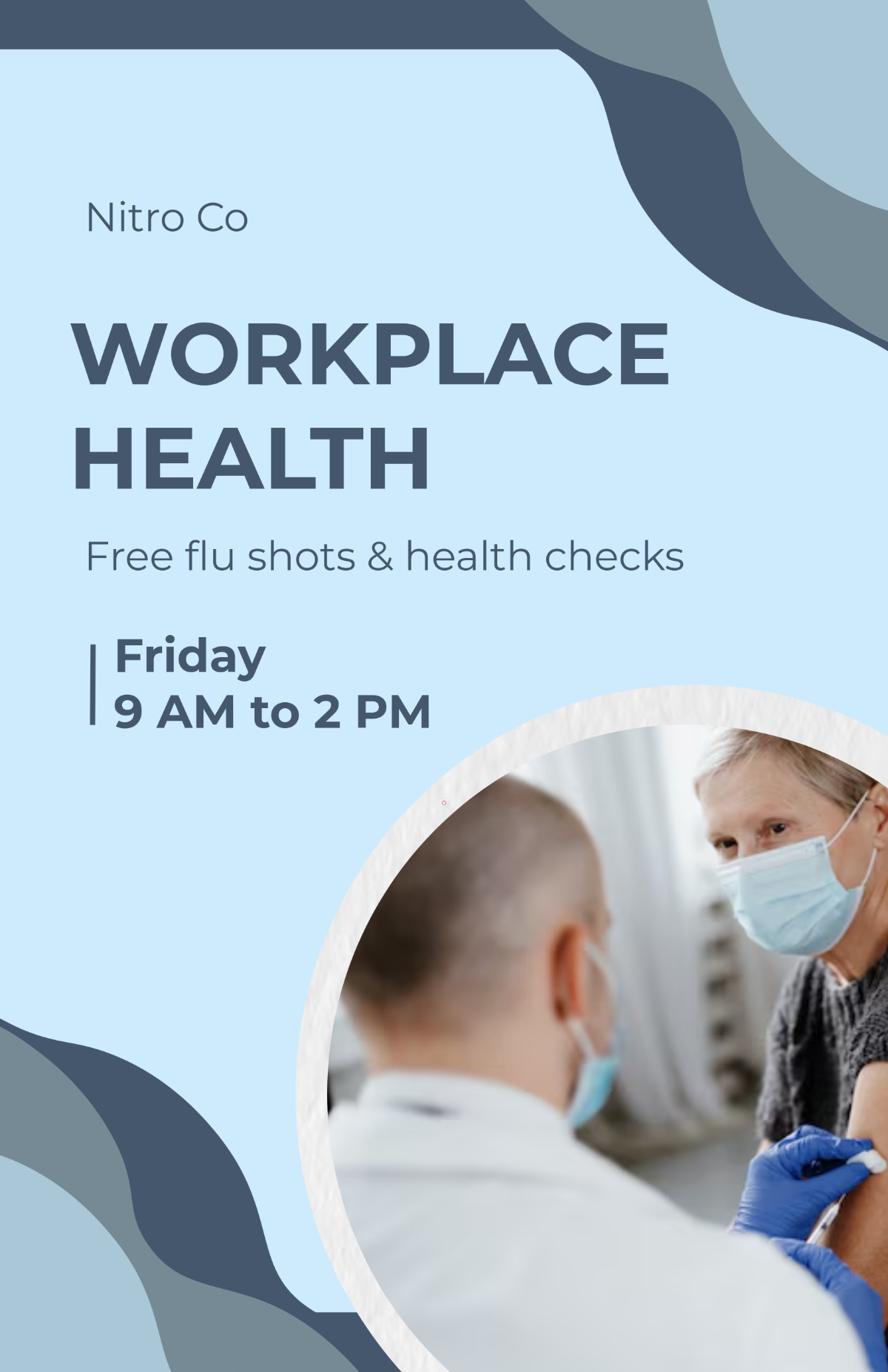 Free Workplace Health Poster Template to Edit Online