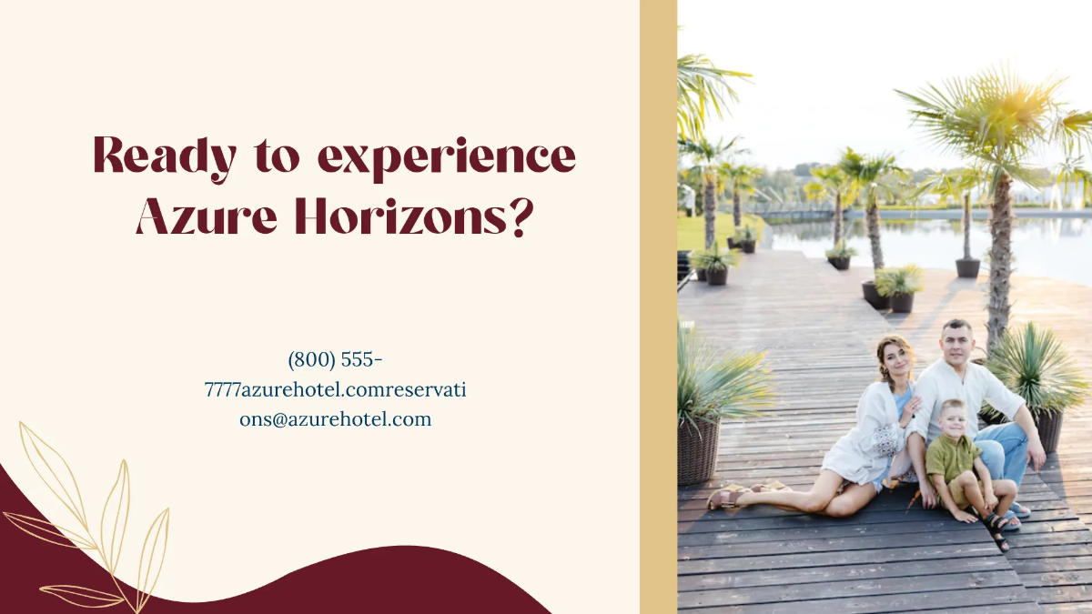 Free Hospitality Presentation Template to Edit Online