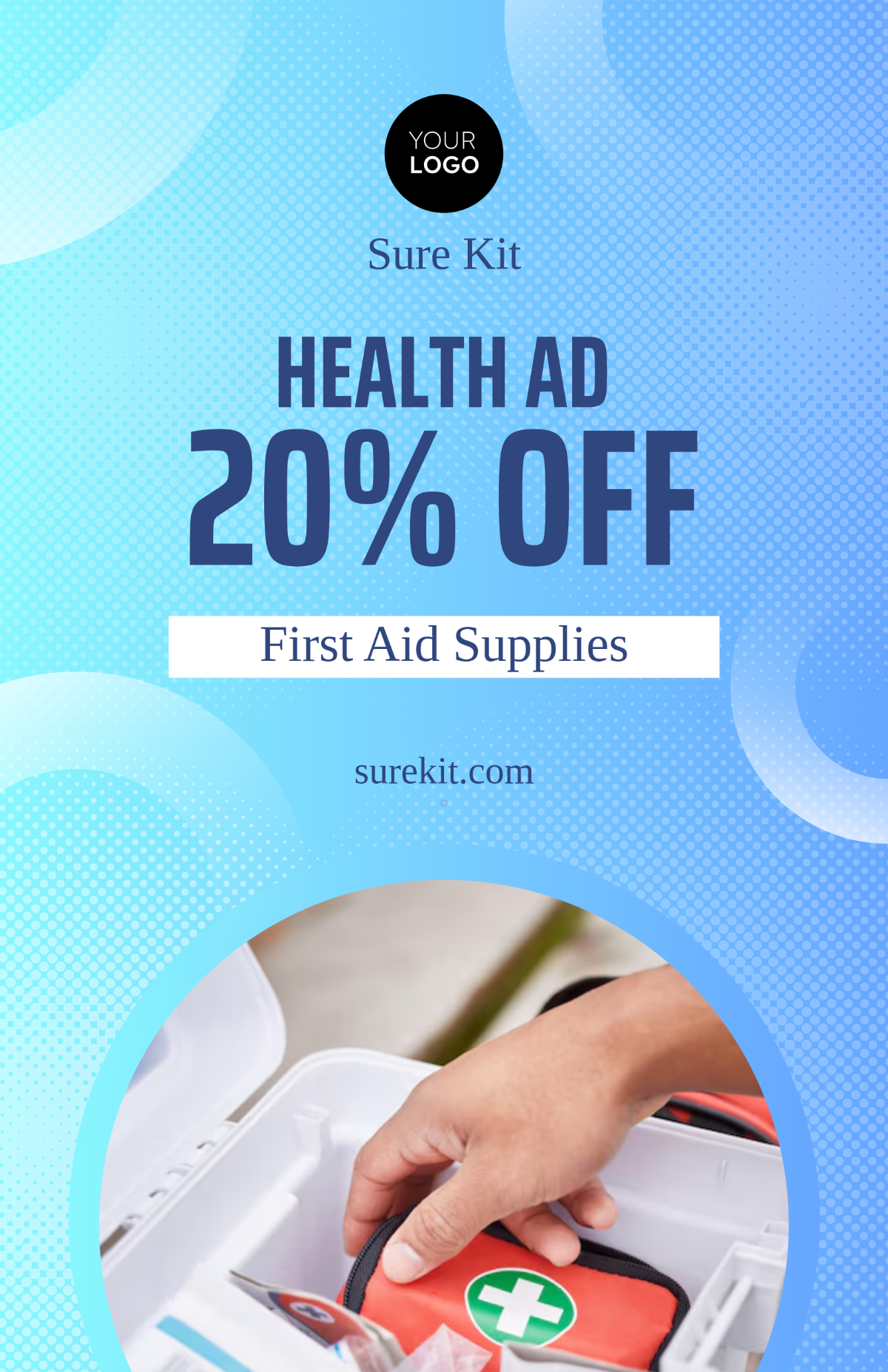 Free Health Advertising Poster Background Template to Edit Online