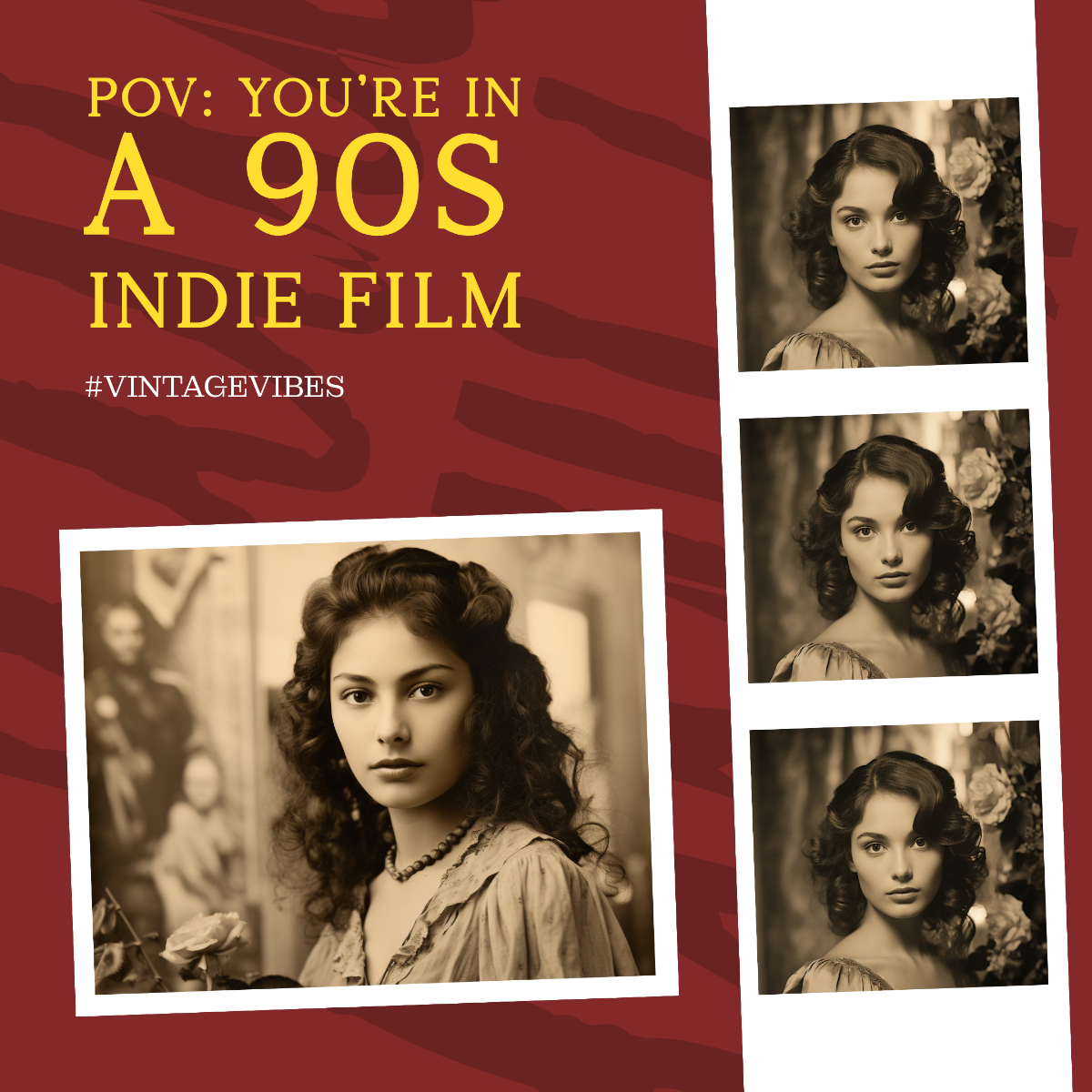 Free Film Instagram Frame Template