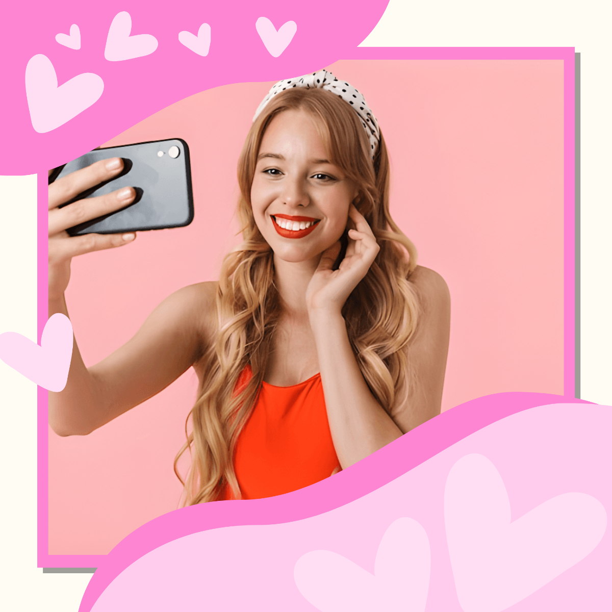 Free Cute Instagram Frame Design Template