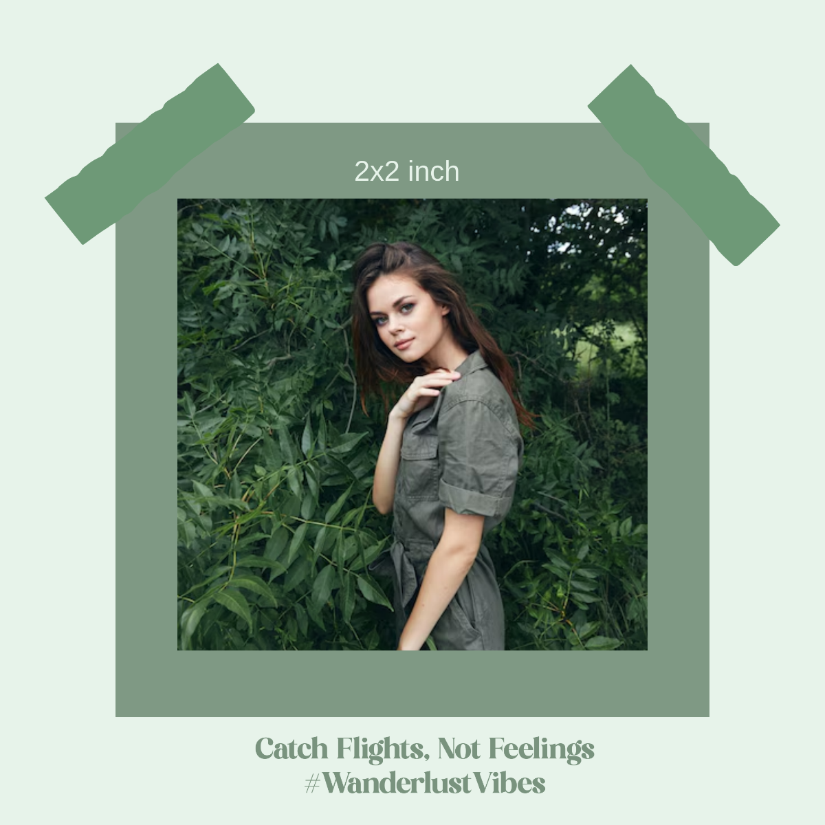 Free Square Instagram Frame Template