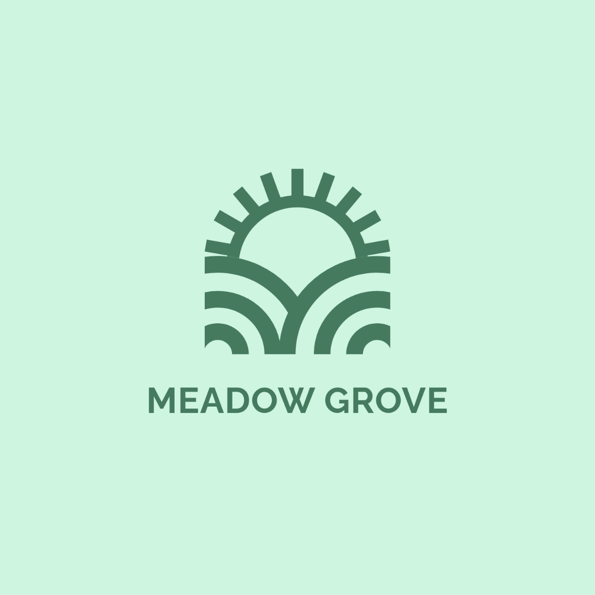 Minimalist Farm Logo Minimalist Farm Logo