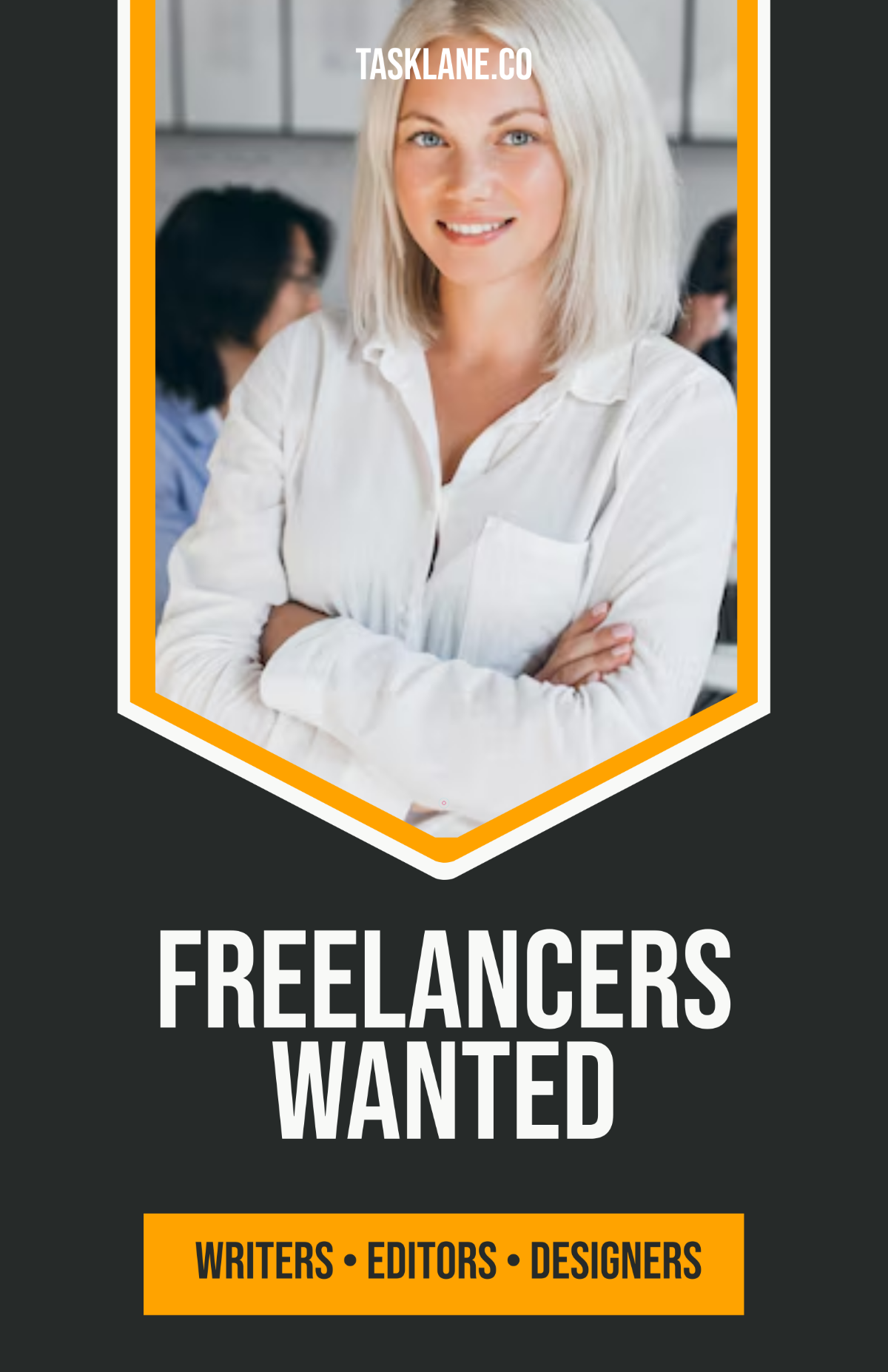 Freelance Work From Home Poster Template