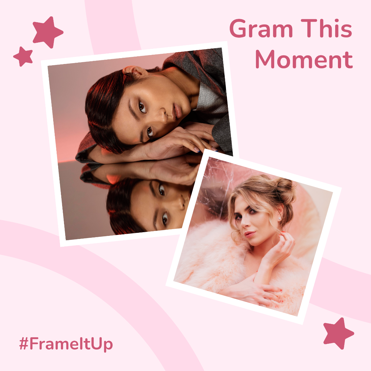 Free Instagram Frame Cutout Template