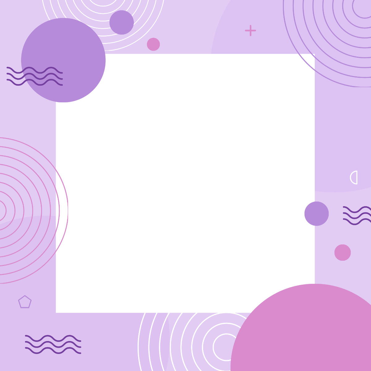 Free Abstract Background Instagram Frame Template