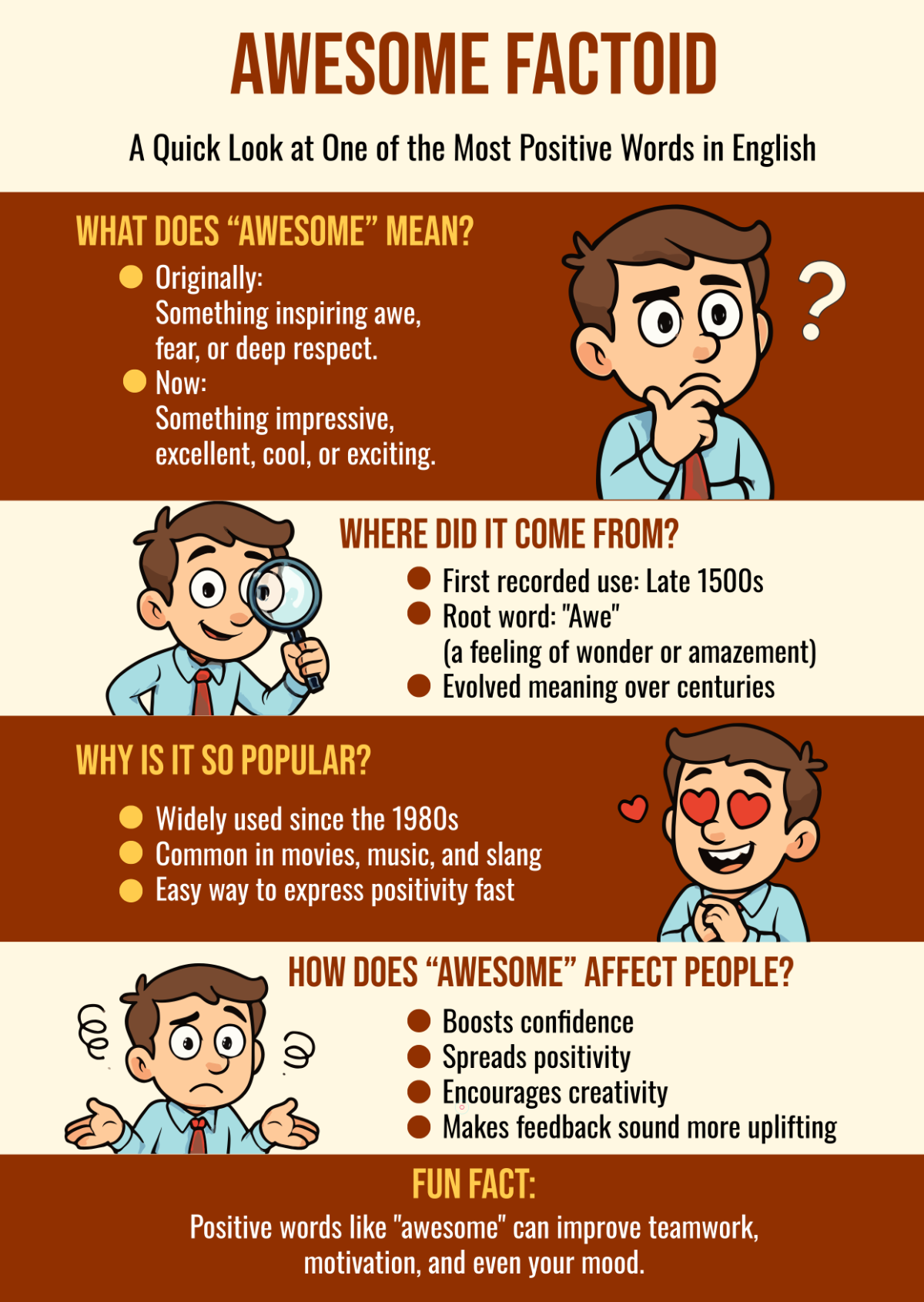 Free Awesome Factoid Template to Edit Online