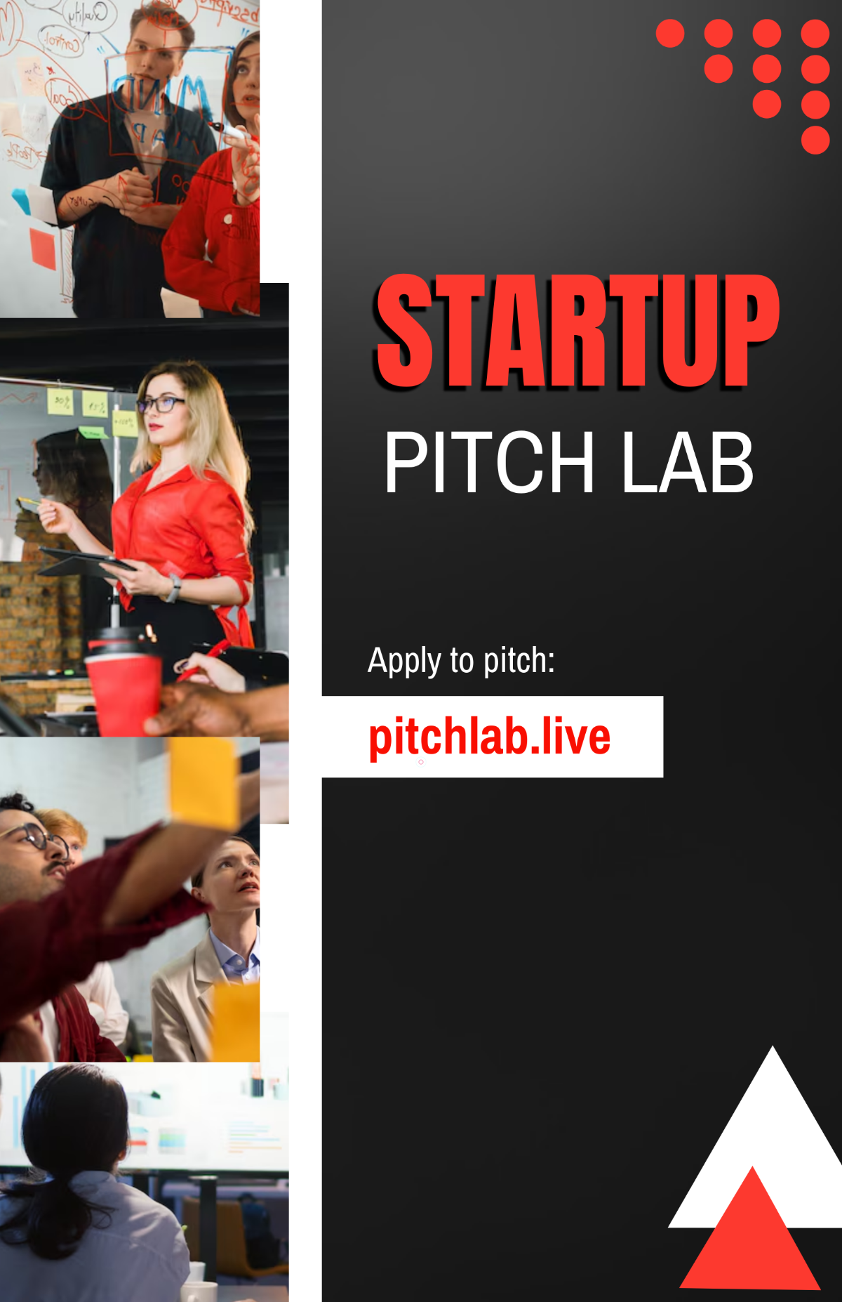 FREE Modern Startup Pitch Poster Template