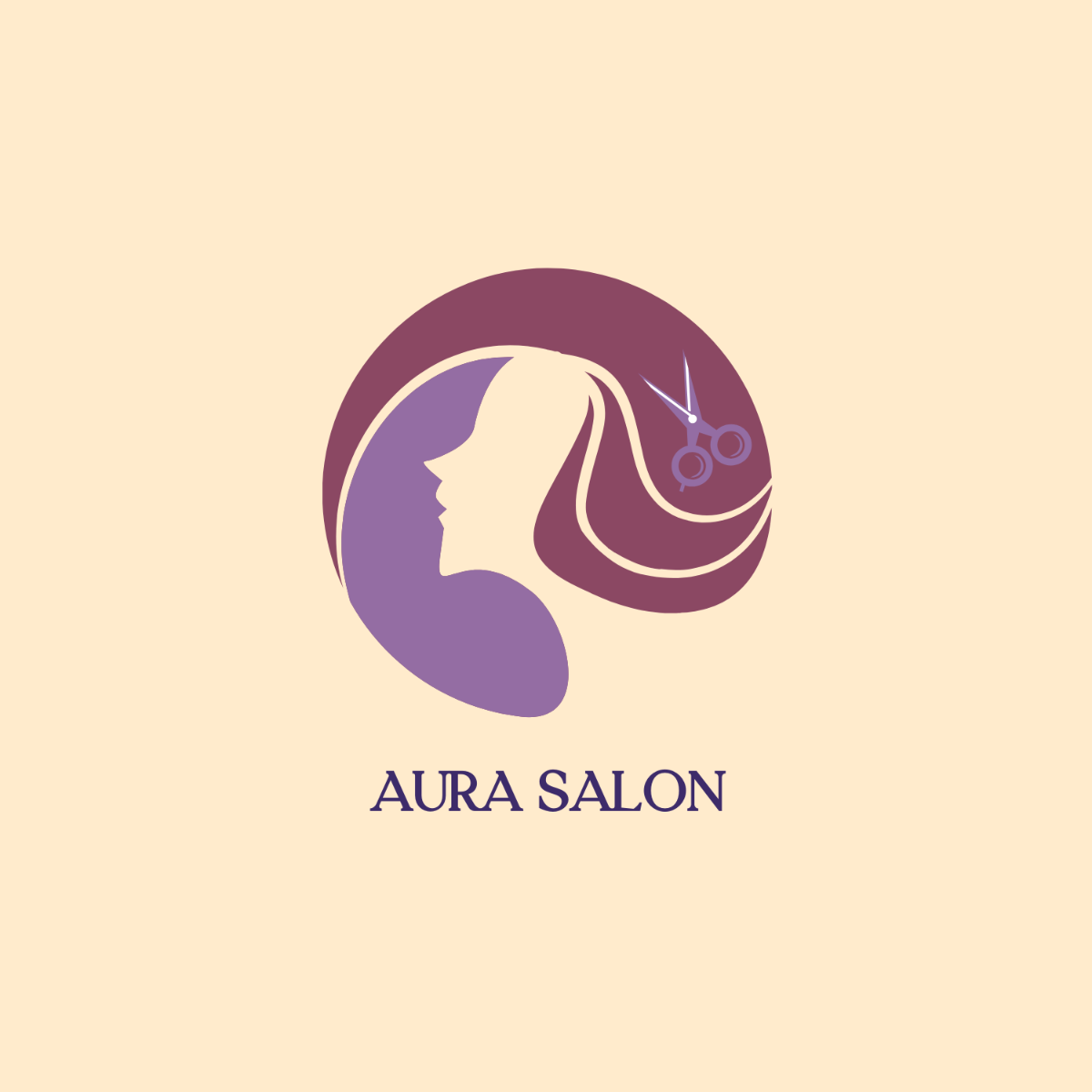Free Salon Logo Template