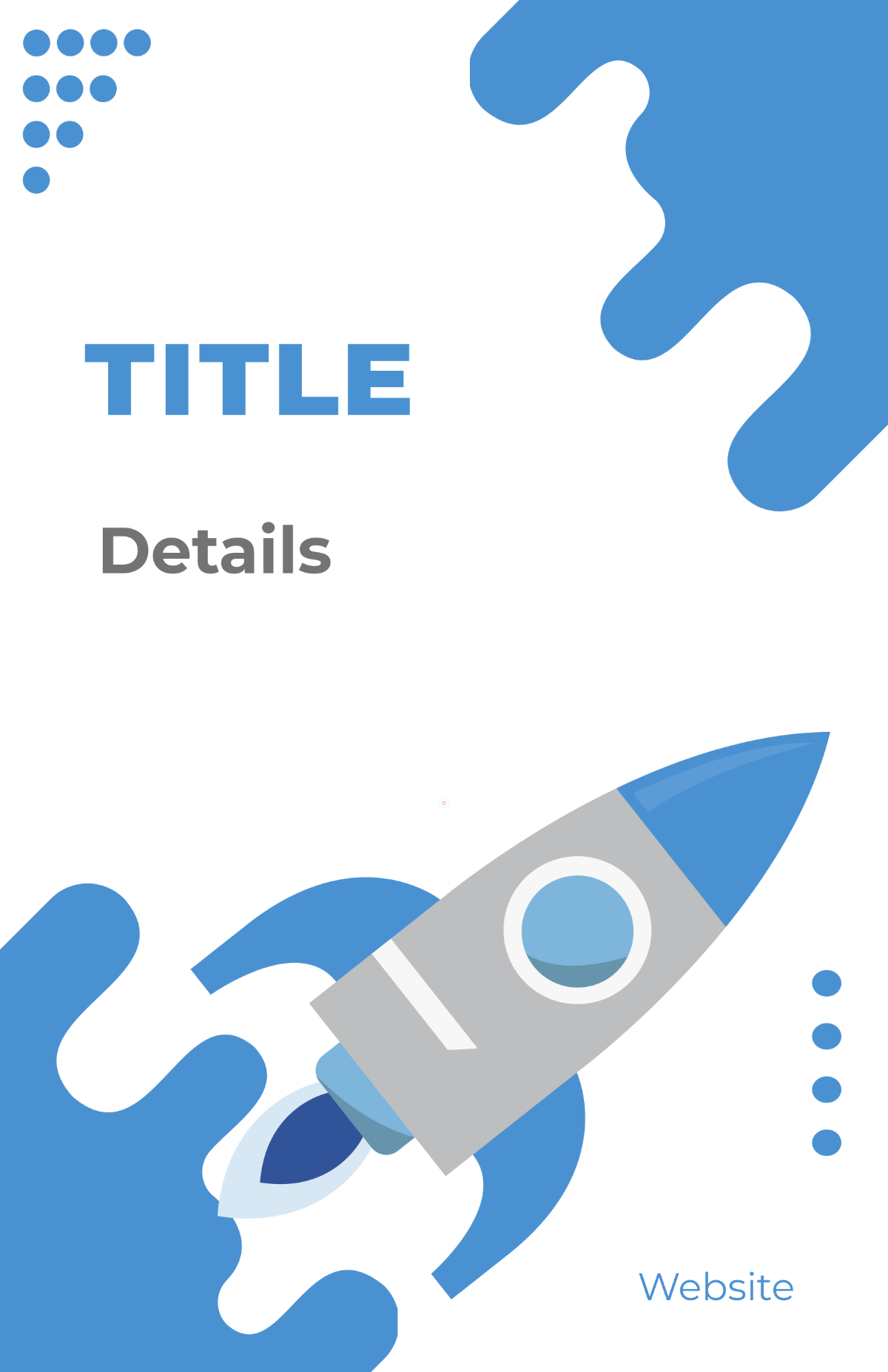 FREE Blank Startup Promo Poster Template