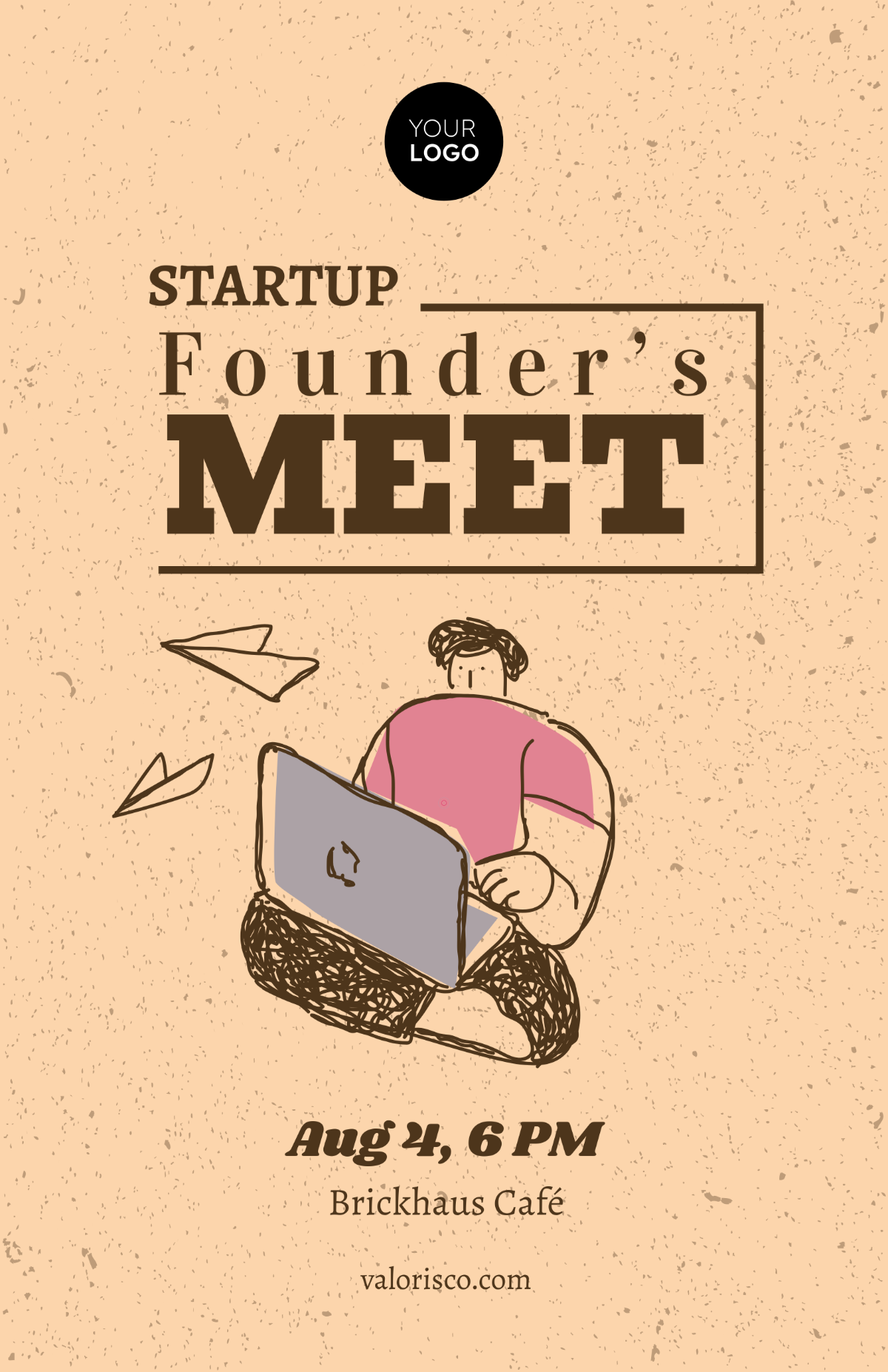 FREE Vintage Startup Poster Template