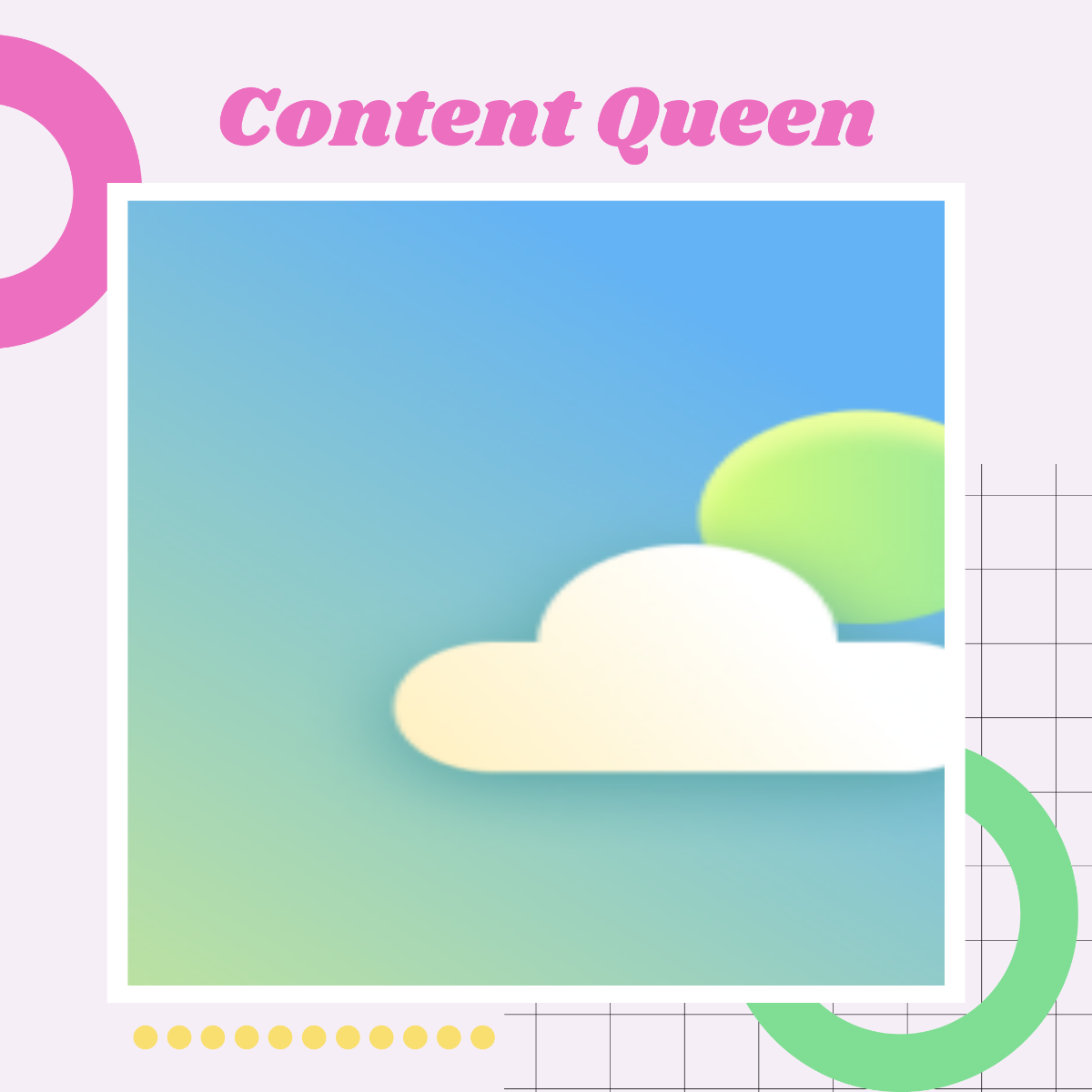 Free Influencer Instagram Frame Template