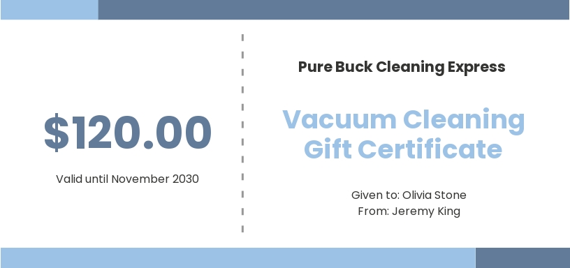 Vaccum Cleaning Gift Certificate Template.jpe