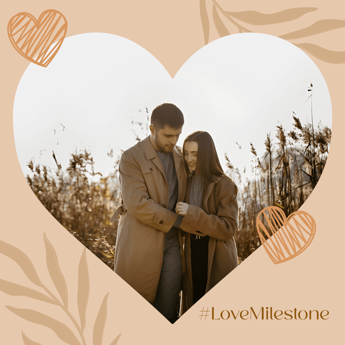 Free Anniversary Instagram Frame Template