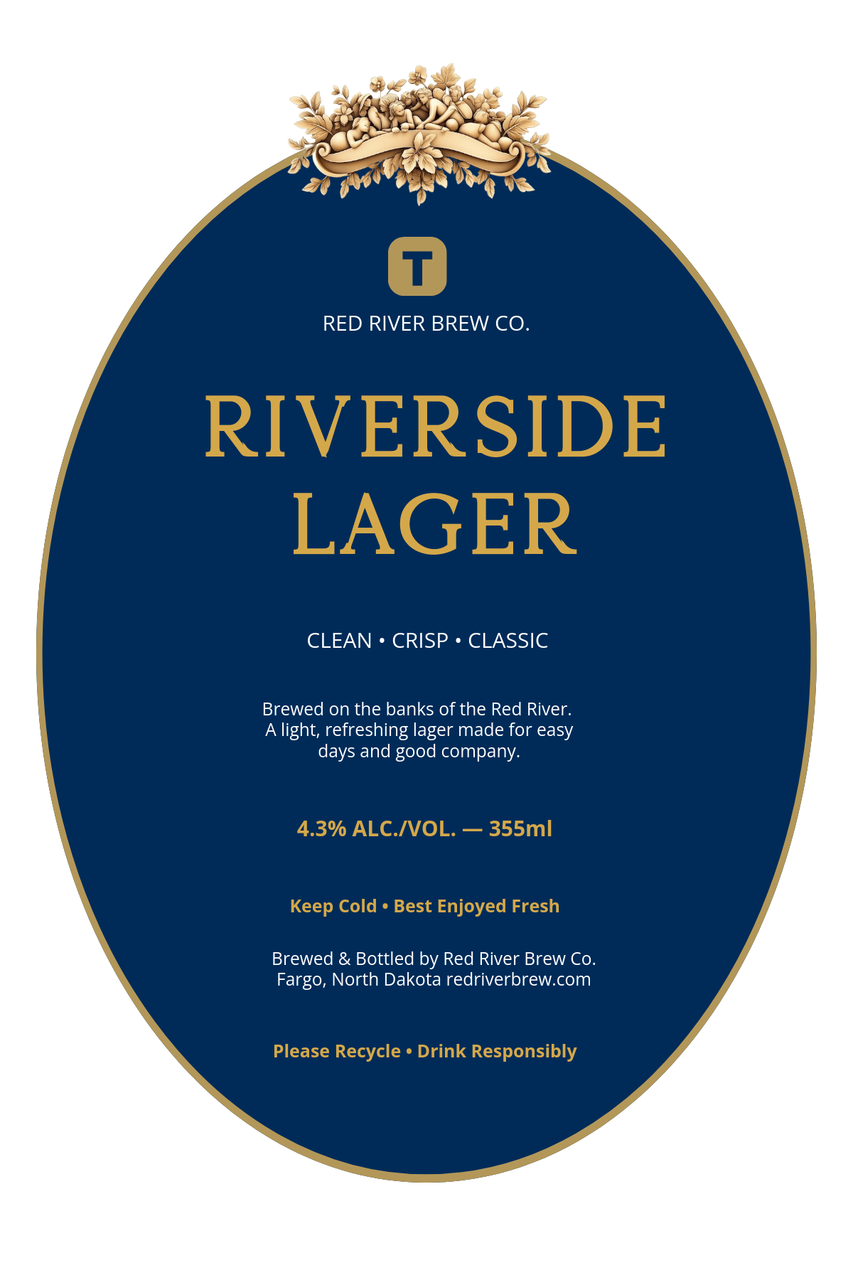 Free Beer Label with Logo Template to Edit Online