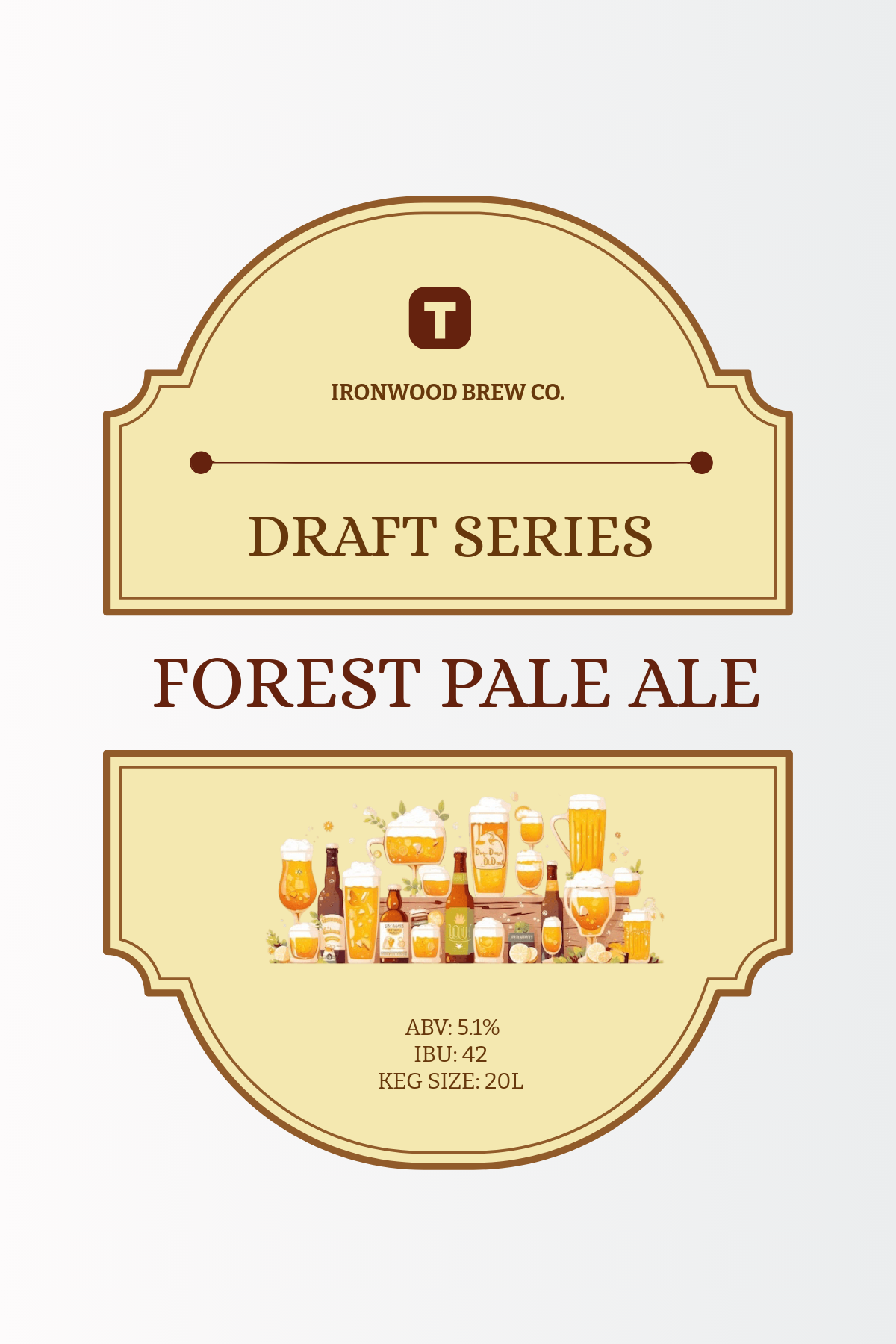 Free Draft Beer Label Template