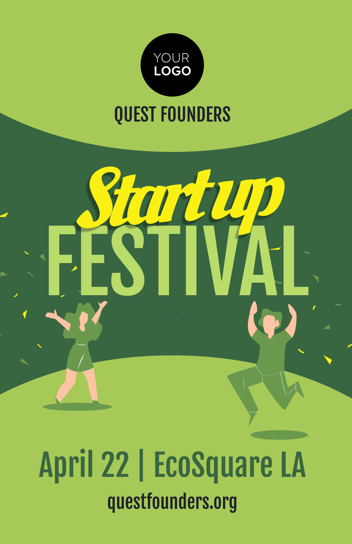 FREE Green Startup Festival Poster Template