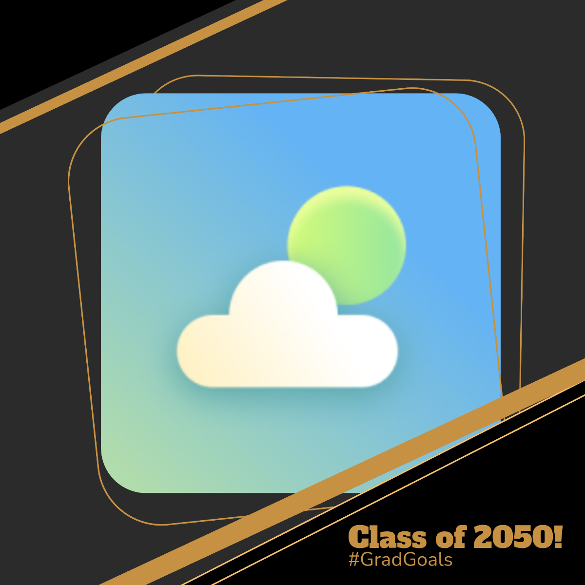 Free Graduation Instagram Frame Template