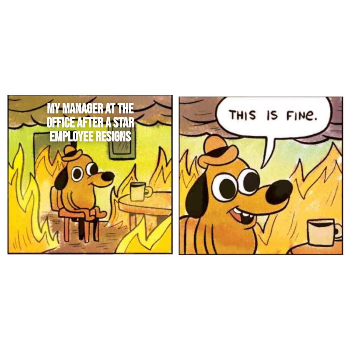 Free This is Fine Meme Template