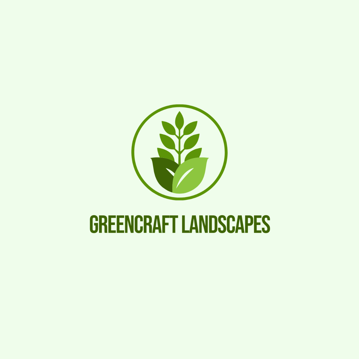 Free Eco-Friendly Landscaping Logo to Edit Online