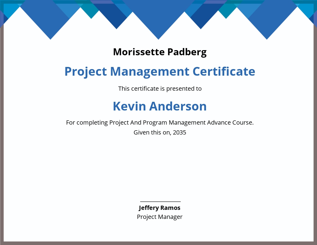 28+ FREE Management Certificate Templates [Customize &amp; Download ...