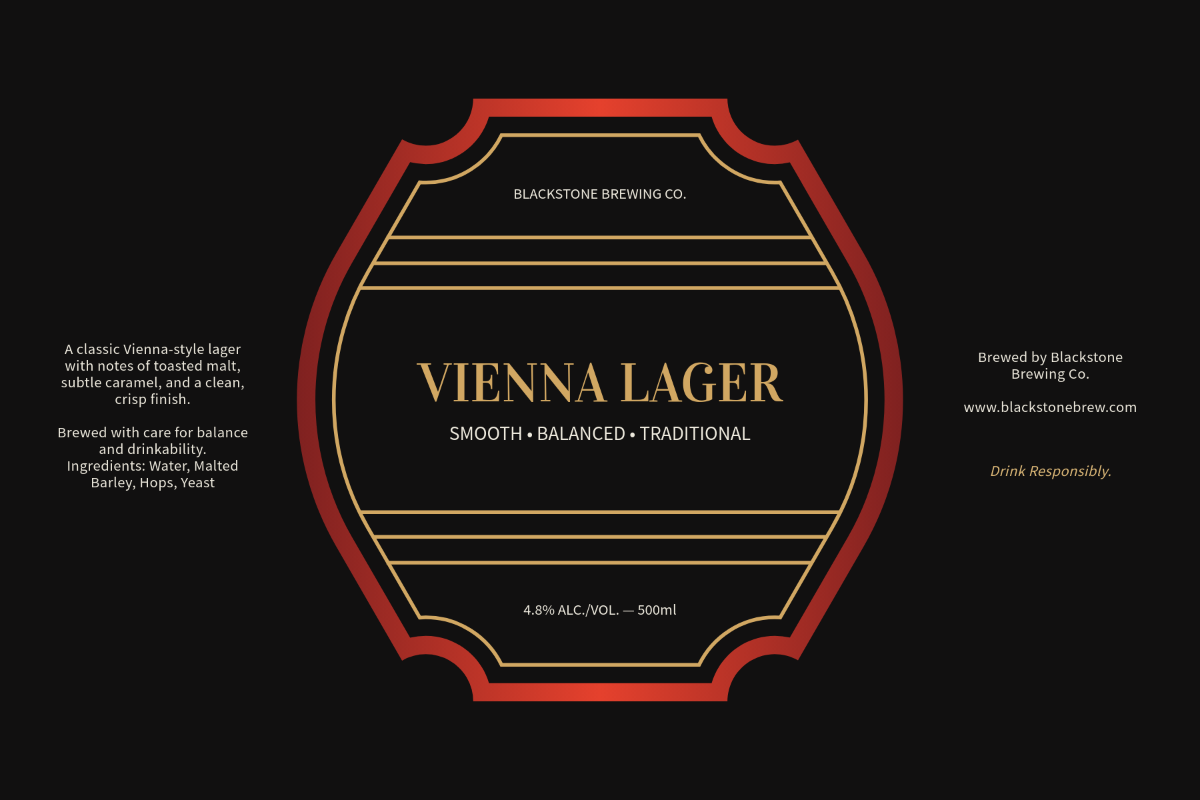 Free Professional Craft Beer Label Template