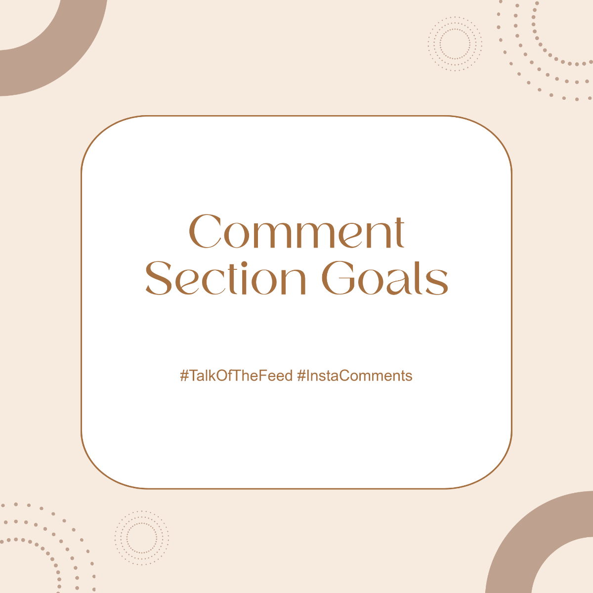 Free Instagram Comments Frame Template