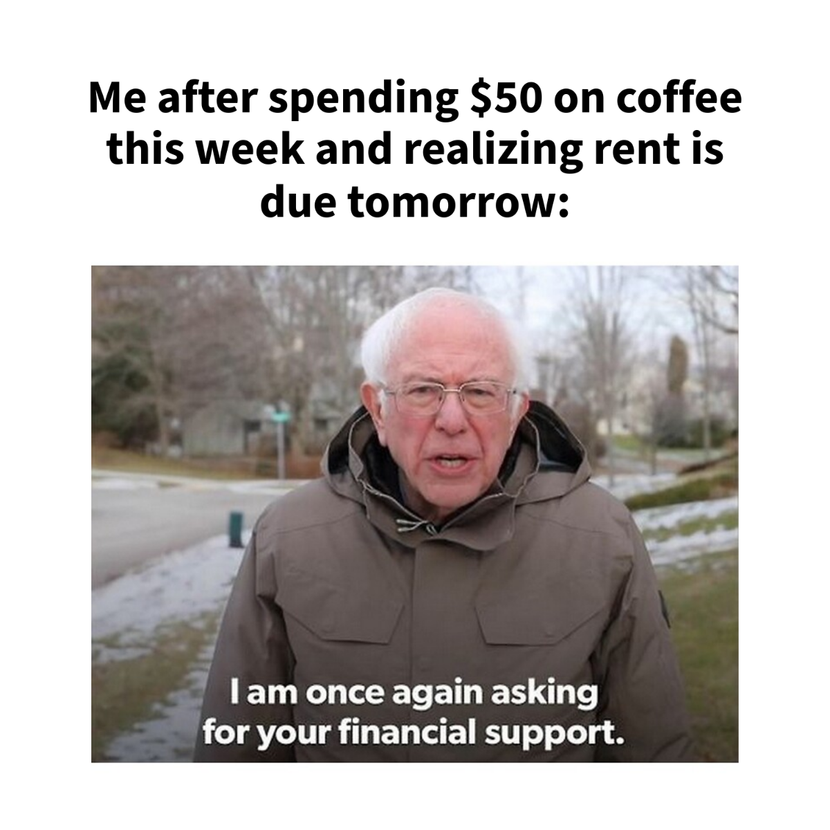 Free Bernie Sanders Meme Template