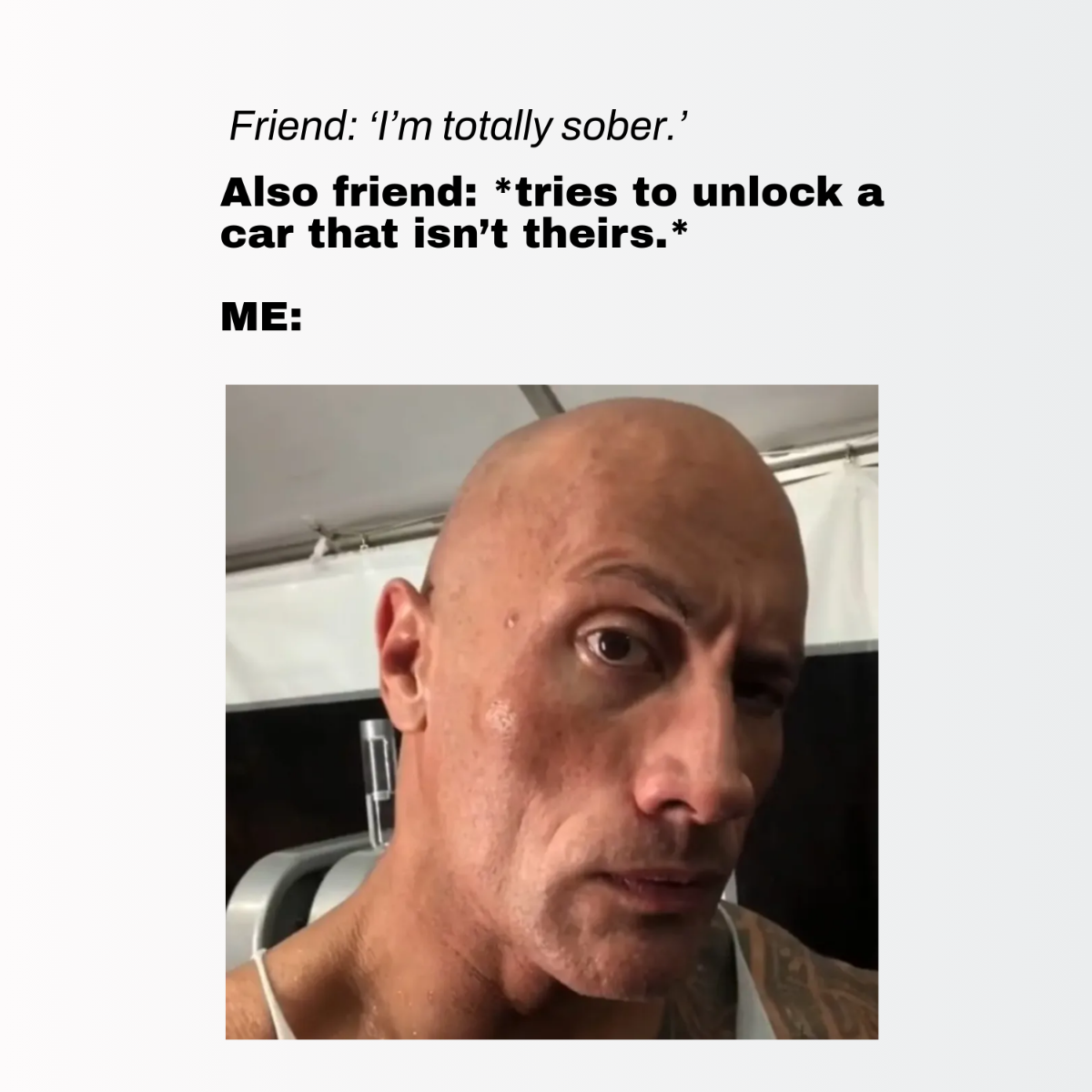 Free The Rock Meme Template