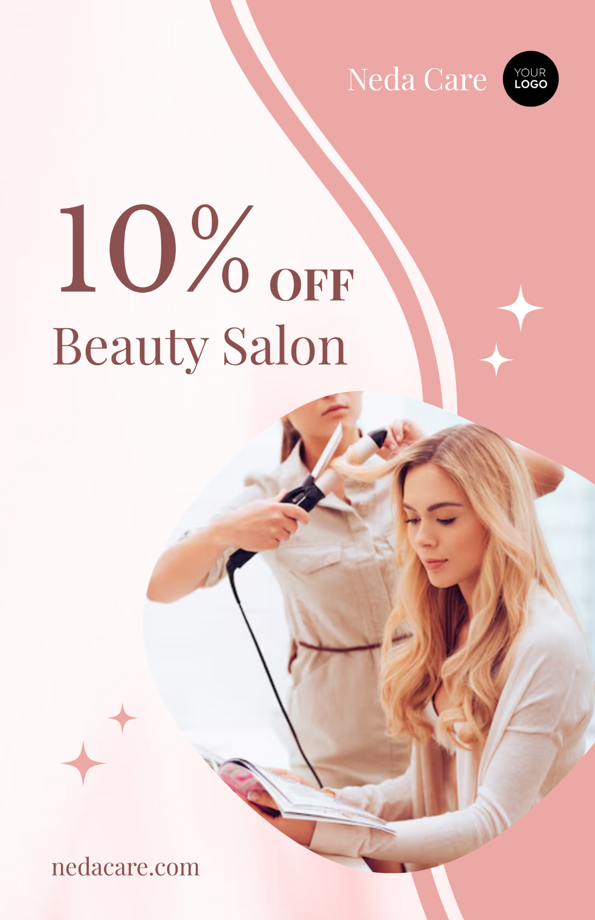 Free Salon Poster Template