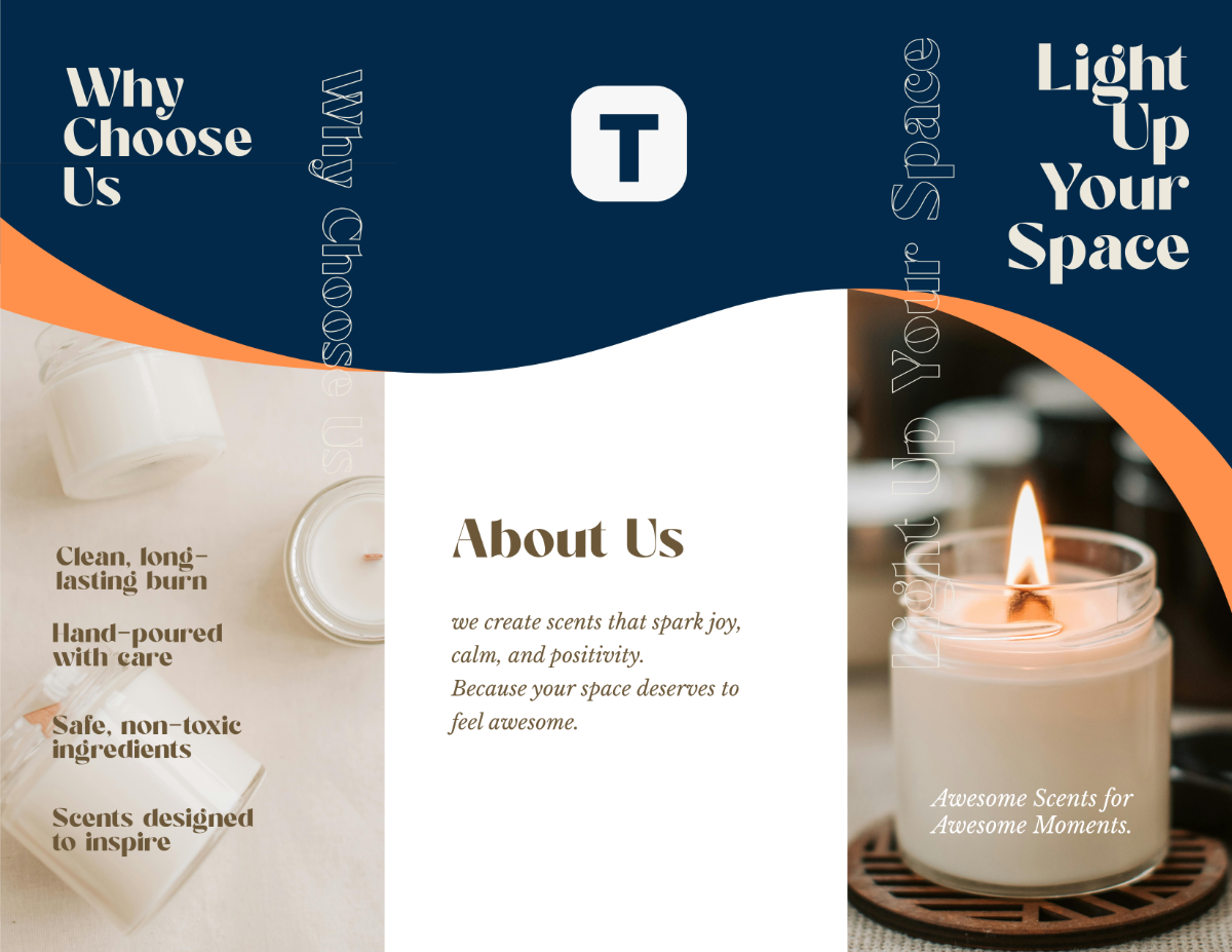 Free Awesome Brochure Template to Edit Online