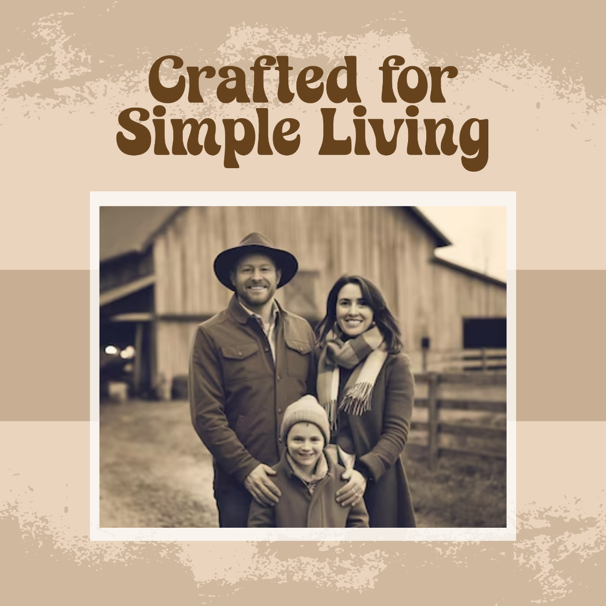 Free Rustic Instagram Frame Template