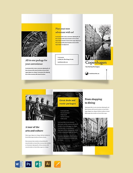 Travel Guide Brochure Template