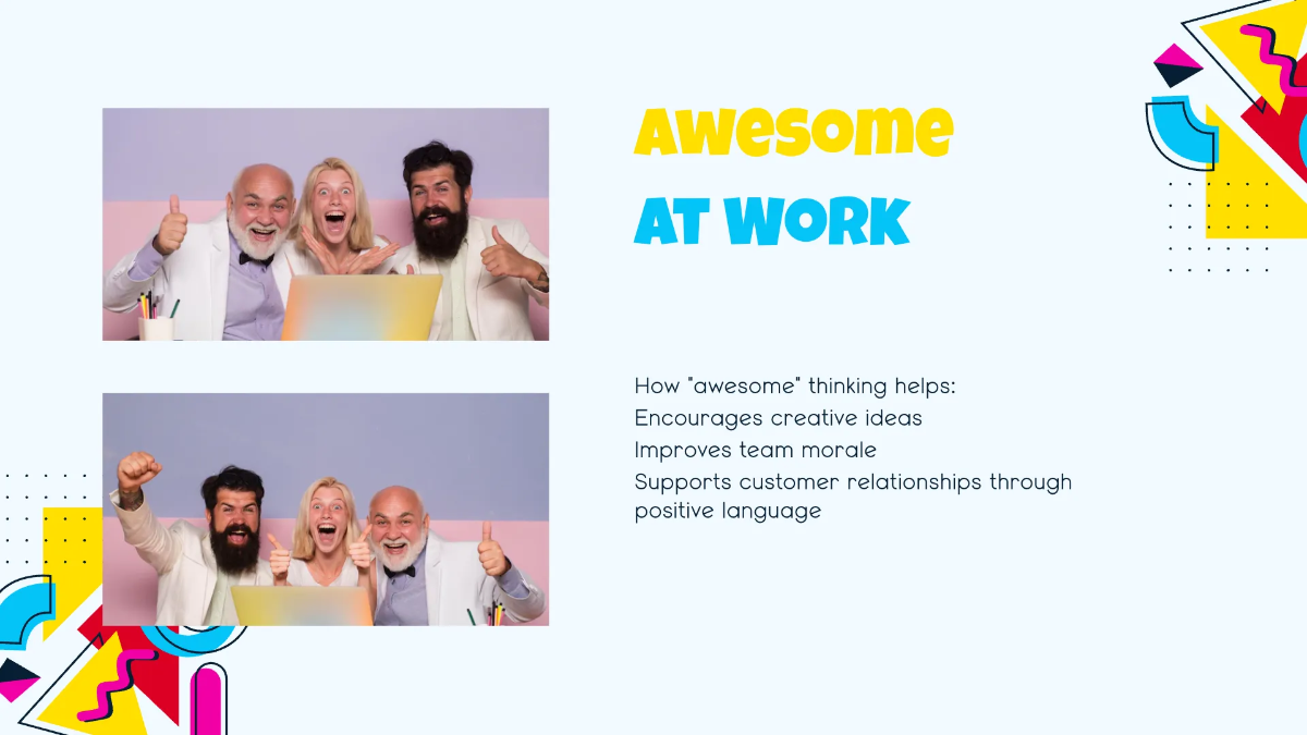 Free Awesome Presentation Template to Edit Online