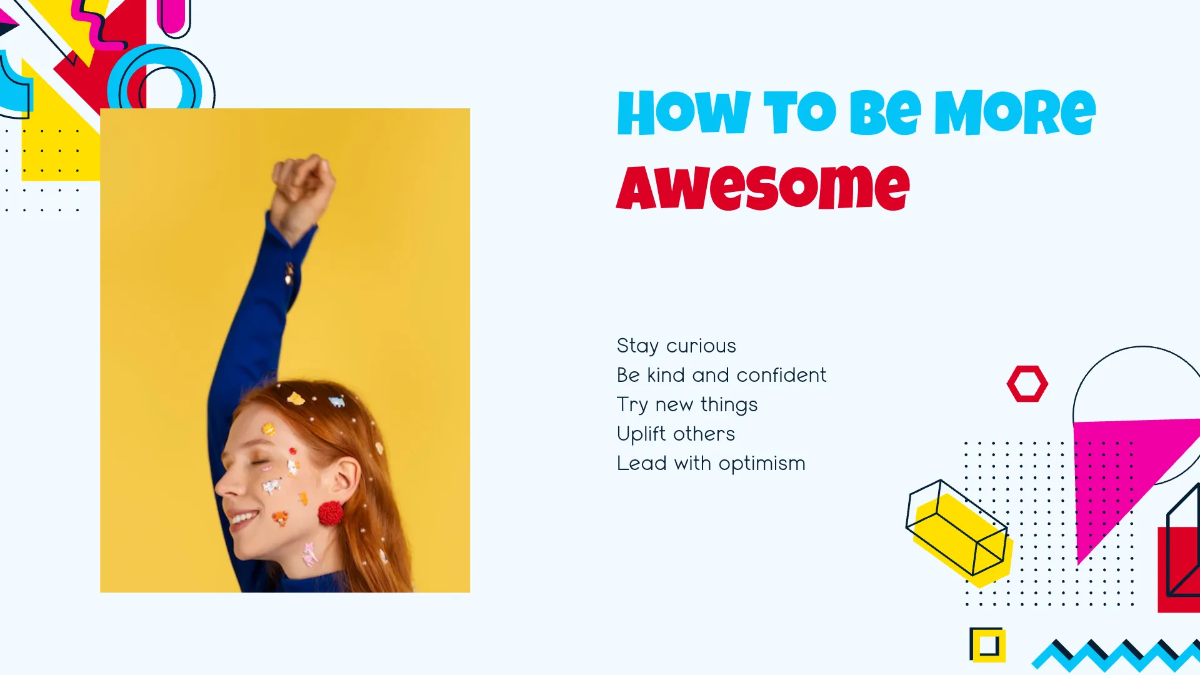 Free Awesome Presentation Template to Edit Online