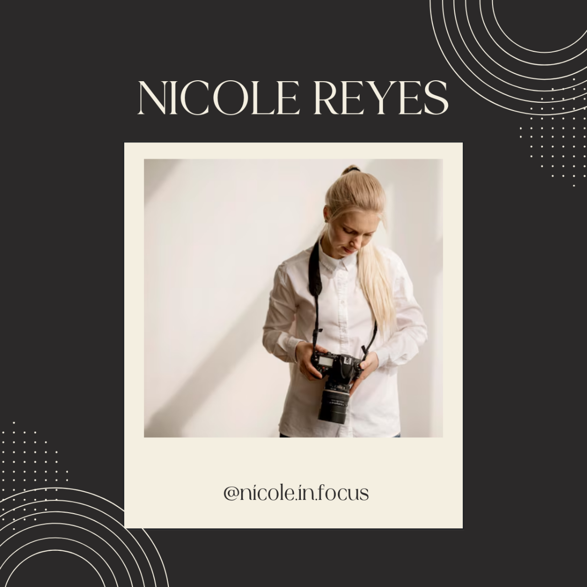 Free Photographer Instagram Profile Template to Edit Online