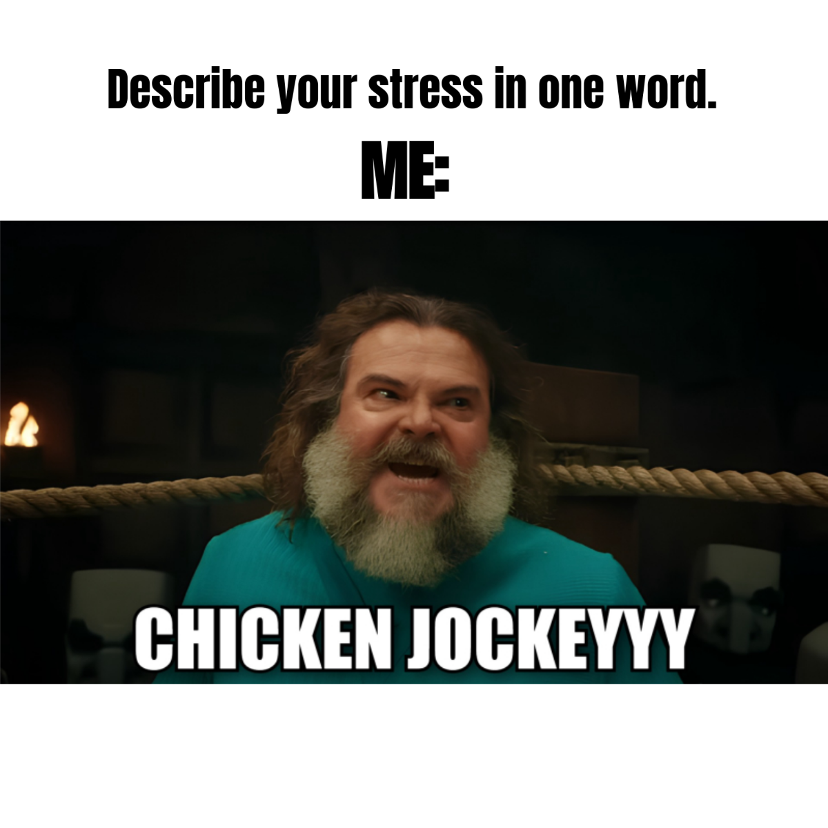 Free Chicken Jockey Meme Template