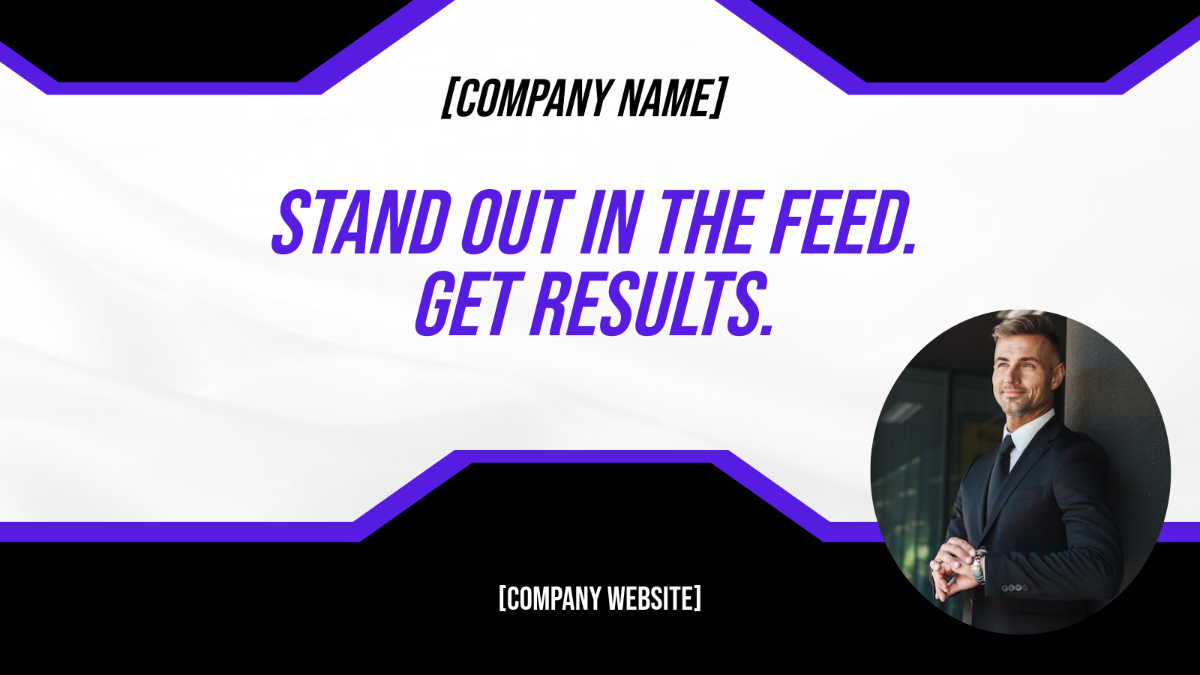 Free Blank X Ad Post Template to Edit Online