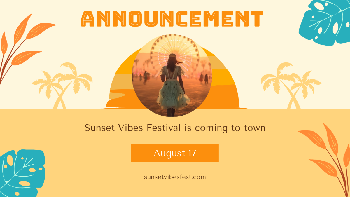 Free Event Announcement X Ad Template to Edit Online