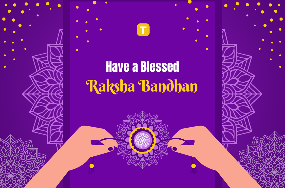 Free Traditional Raksha Bandhan Banner Template