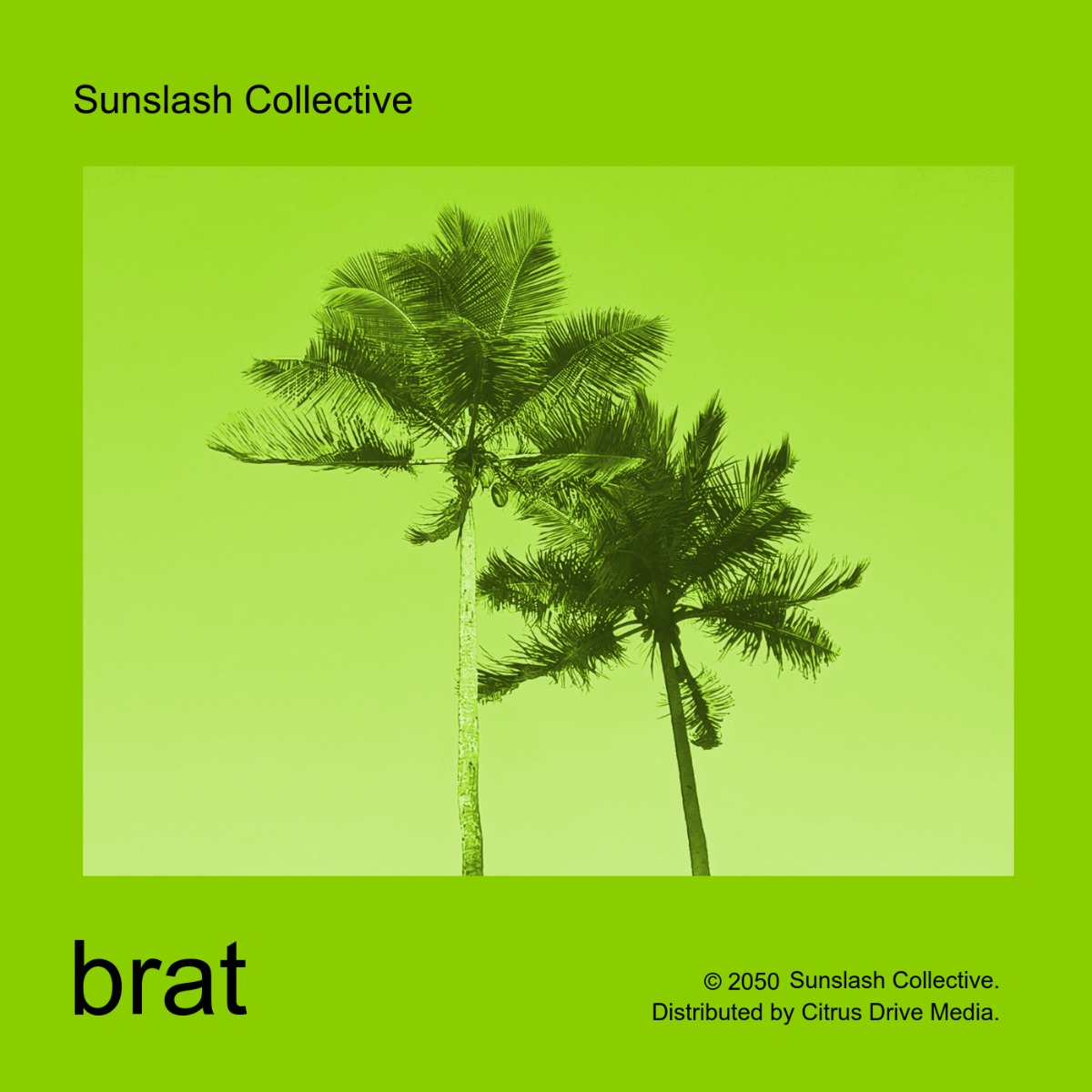 Free Brat Summer Album Cover Template to Edit Online